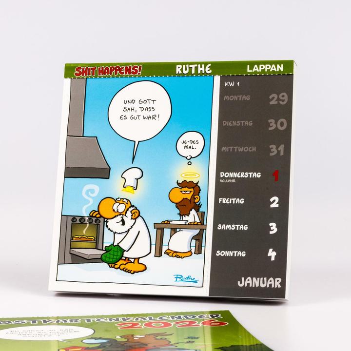 Image du produit Shit happens! Postkartenkalender 2026 (Allemand)
