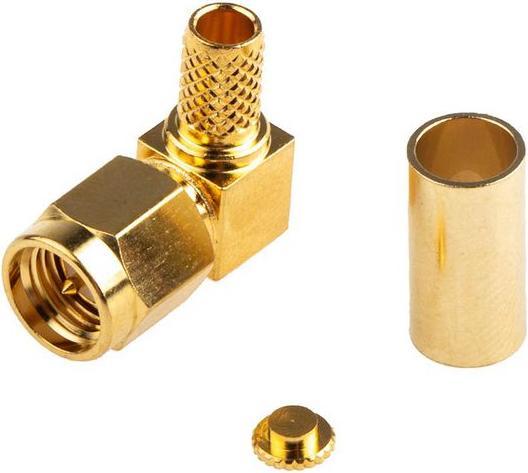 Produktbild Rs Pro Male Koaxialsteckverbinder SMA-Steckverbinder, Kabelmontage, Klemm-Anschluss, für RG58A-Kabel