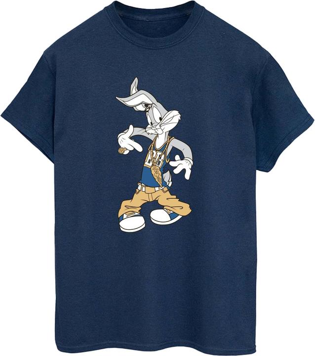 Looney Tunes Mens Rapper Bugs Bunny Cotton T-Shirt