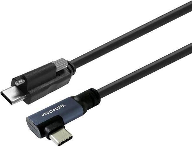 Image du produit Vivolink Câble USB-C vers USB-C coudé (2 m, USB 3.2 Gen 2x2)