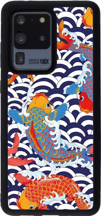 Immagine prodotto PhoneLook Copri silicone nero Pasqua 2023 pesce giapponese (Samsung Galaxy S20 Ultra)