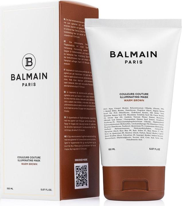 Image du produit Balmain Hair - Couleurs Couture Illuminating Mask - Warm Brown - 150 ml (150 ml)