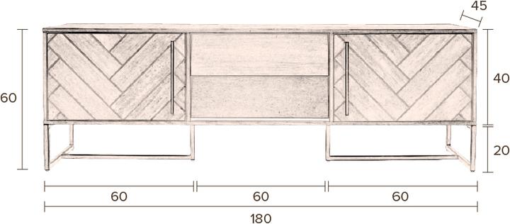 Produktbild Dutchbone Class (180 x 45 x 60 cm)