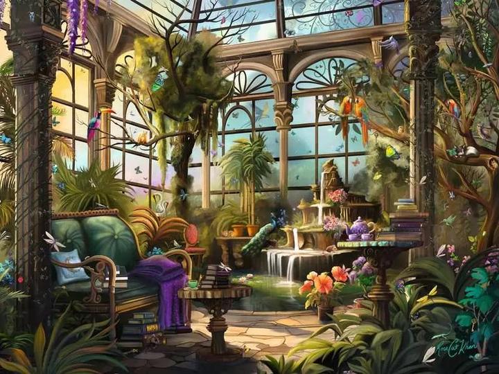 Productafbeelding Ravensburger Het Groene Huis (1500 onderdelen)