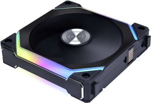 Actual product image Lian-Li UNI FAN SL120 V2 RGB PWM fan - 120mm, black (120 mm, 1 x)