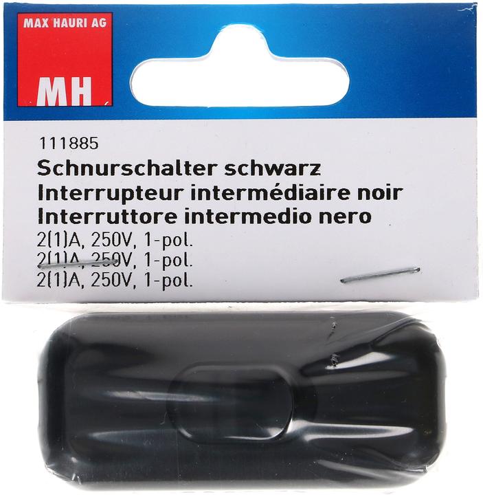Produktbild Max Hauri Schnurschalter 1-polig
