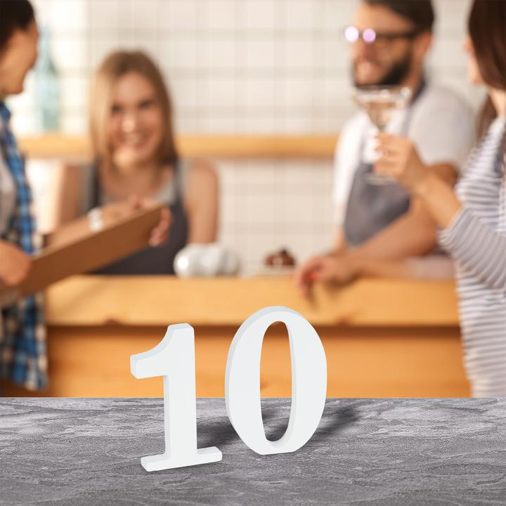 Actual product image Relaxdays 19-piece table number set