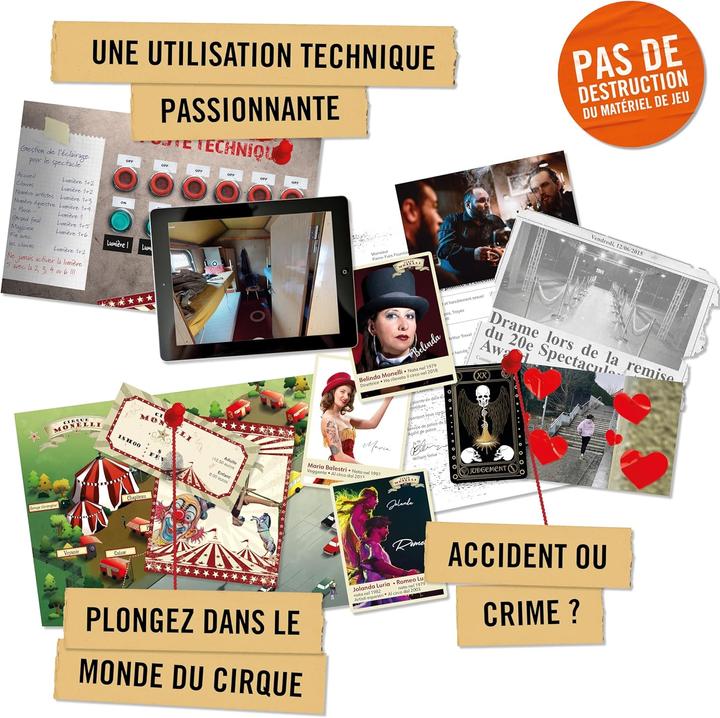 Image du produit Hidden Games Sur le Fil (FR) - Jeu d'enquête (Français)