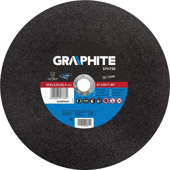 Produktbild Graphite Trennscheibe für Metall 355x3,0x25,4mm 57H738