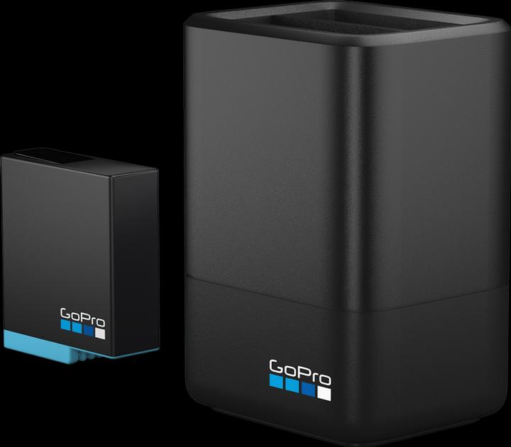 Actual product image GoPro Dual charger + battery (Hero 6, Hero 8, Hero 7)