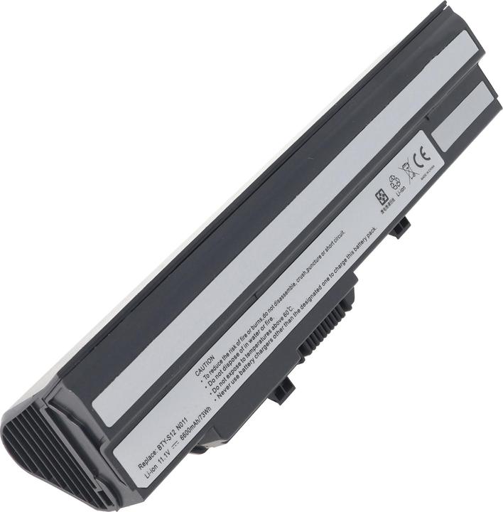 Medion Akku Akoya Mini E1210, E1212, Akku BTY-S11, BTY-S12, BTY-S13 (6 Zellen, 6600 mAh)