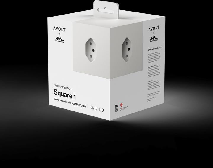 Actual product image Avolt Square 1 (5 x, USB-C, Type 13, 1.80 m)