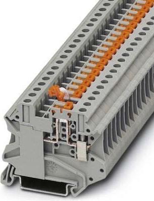 Immagine prodotto Phoenix Contact UT 4-MT-EX 3046141 Morsetto sezionatore a coltello Numero di poli: 2 5 mm² 10 mm² Grigio 50 pz.