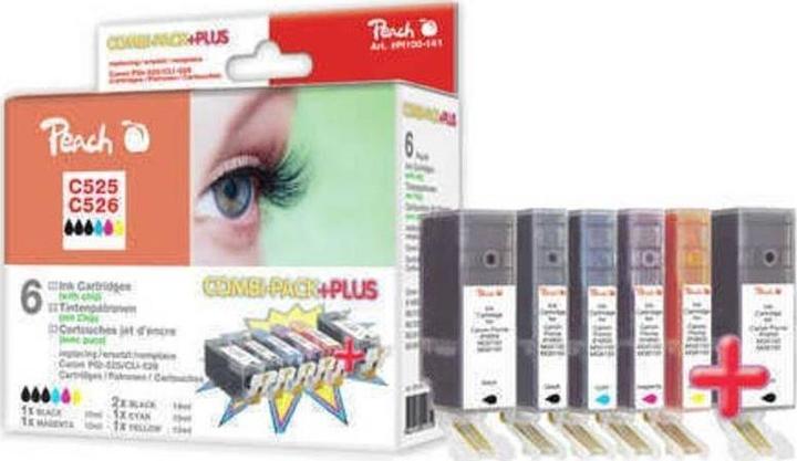 Produktbild Peach Pgi-525, Cli-526 (M, C, BK, PBK, Y)