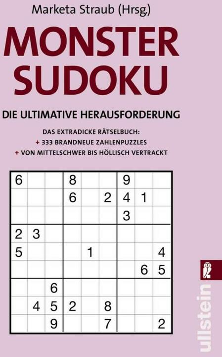 Image du produit Monster-Sudoku (Allemand, Marketa Straub, 2007)