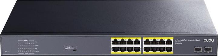 Cudy GS1020PS2 network switch Gigabit Ethernet (10/100/1000) Power over Ethernet (PoE) Black (18 Ports)