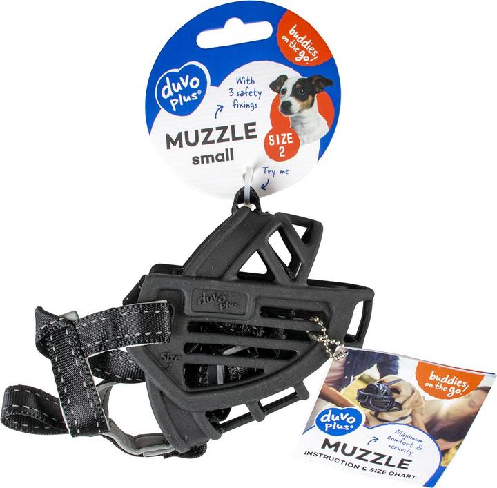 Produktbild Duvoplus Maulkorb für Hunde aus Gummi (XXL, Hund, Hundesport)