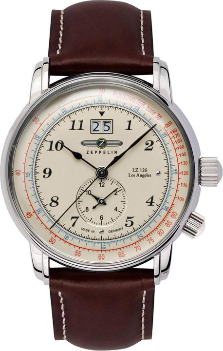 Actual product image Zeppelin Los Angeles (Chronograph, Analogue wristwatch, 43 mm)