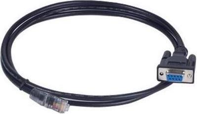 Actual product image Moxa CBL-RJ45SF9-150 - 8-pin RJ45 to DB9 female serial cable with shielding, 1.5m (1.50 m)