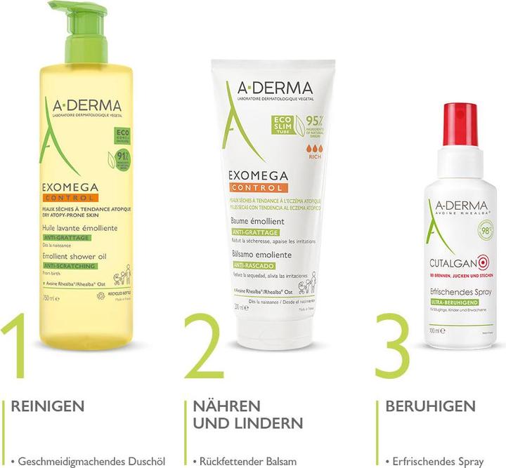 Actual product image A-Derma EXOMEGA CONTROL Balsam Bals (Body cream, 200 ml)