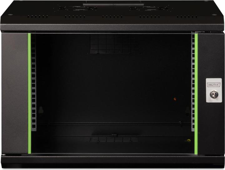 Actual product image Digitus 48,3cm 19inch wall cabinet 7U black size HxWxD 420x600x450 mm (7 RU, 19 inch rack)