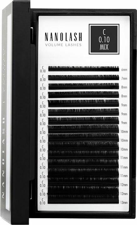 Nanolash Volume Lashes Faux cils pour les extensions de cils professionnelles Volume Eyelash Extensions 0. (Applicateur de cils)