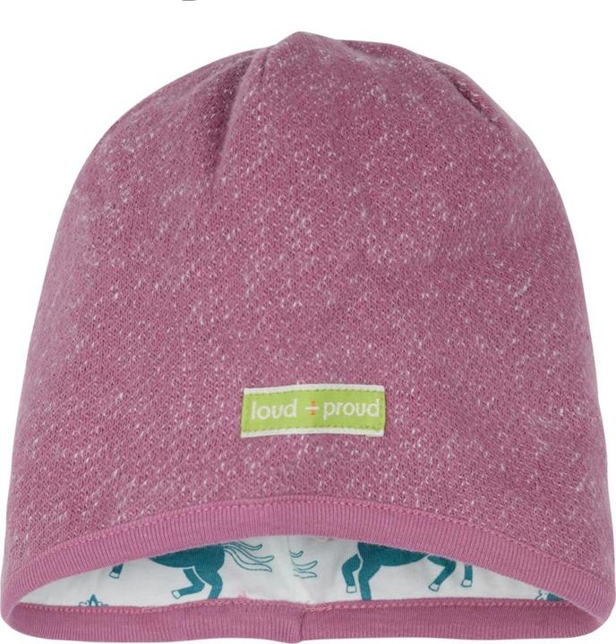 Immagine prodotto loud + proud Cappello reversibile in maglia melange (74/80)
