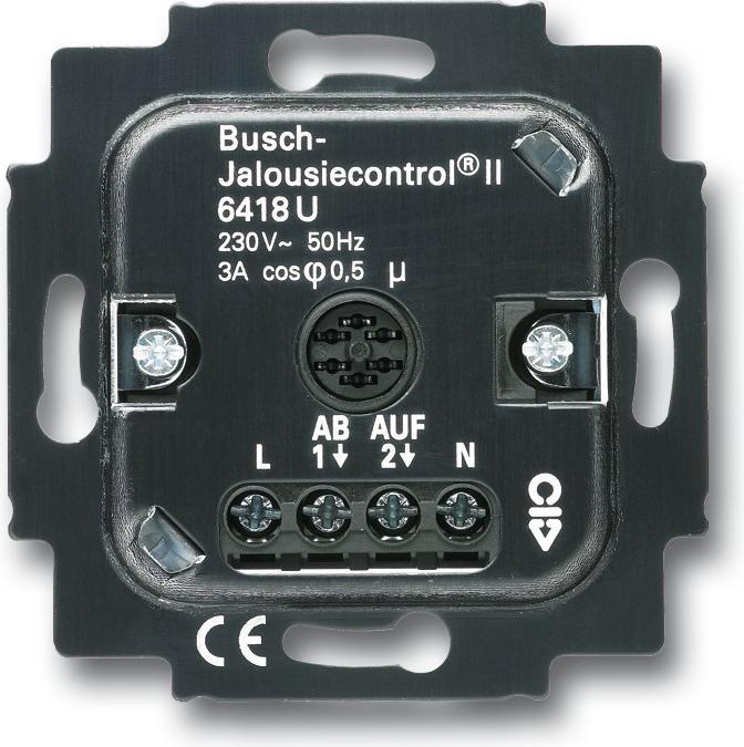 Actual product image Busch-Jaeger Flush-mounted basic blind insert 6418U for 6430 + 6456 + 6457