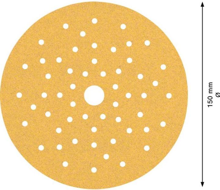 Immagine prodotto Bosch Professional Zubehör Expert C470 Carta abrasiva multiforo per levigatrice rotorbitale, 150 mm, G 100, 50 pz. (100)