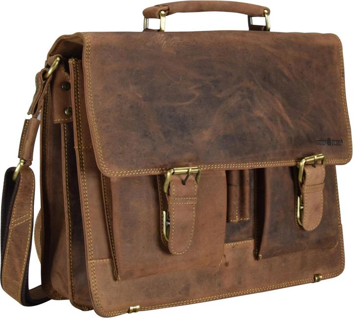 Produktbild Greenburry Aktentasche Vintage Aktenmappe (17.72")