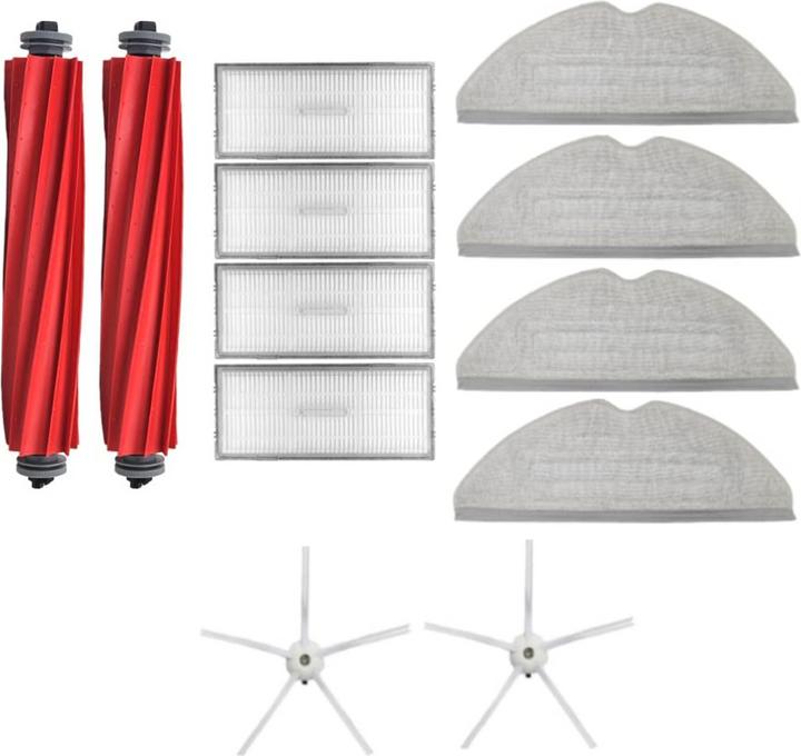 Roboparts Zubehör-Set für Roborock S7 MaxV/ S7 MaxV Plus/ S7 MaxV Ultra - weiss