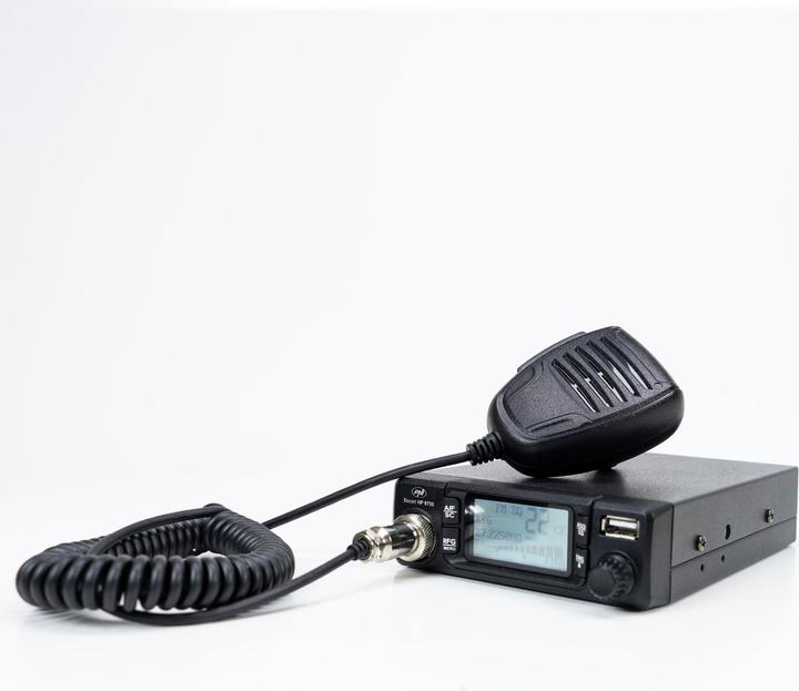 Produktbild PNI CB-Funkgerät Escort HP 9700 USB, ANC, ASQ, 12V/24V Netzteil, Zigarettenanzünderstecker inklusive