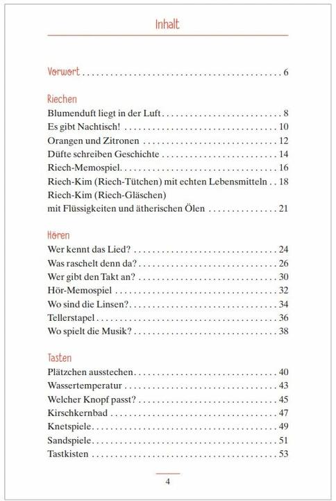 Actual product image Wahrnehmungsspiele für alle Sinne (German, Natali Mallek, Annika Schneider, 2019)