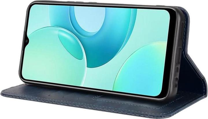 Actual product image Cover-Discount Wiko T10 - Stand Flip Case Cover blue (Wiko T10)