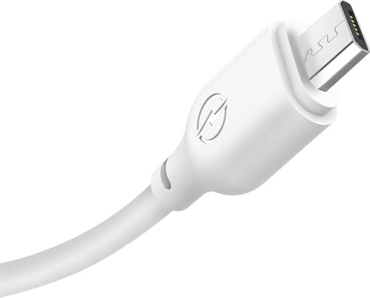 Produktbild xO Kabel NB103 3in1 USB - Lightning + USB-C + microUSB 1,0 m 2,1A weiss (1 m, USB 3.1)
