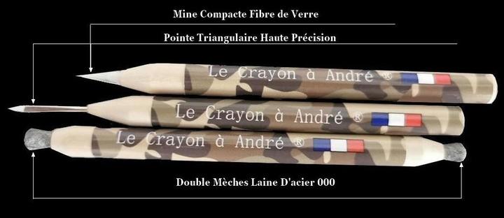 Produktbild Le Crayon à André 3-Stifte-Set (3 x)