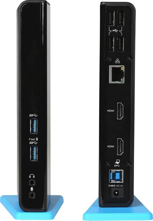 Actual product image i-tec USB 3.0/USB-C Dual HDMI Docking Station - Wired - USB 3.2 Gen 1 (3.1 Gen 1) (USB-C, 2 Ports)