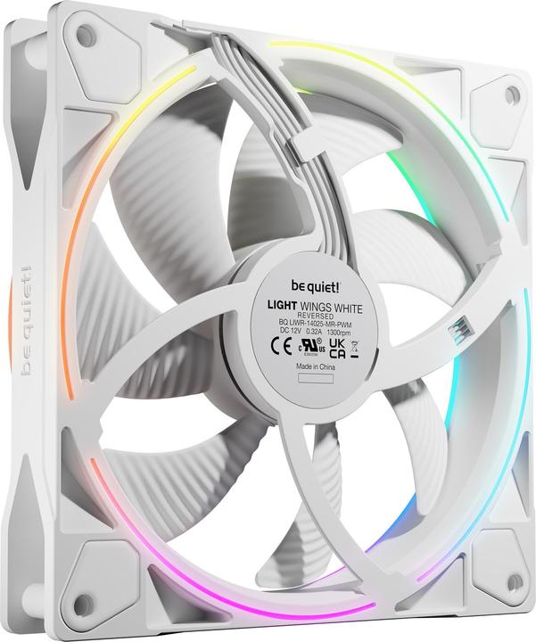 Immagine prodotto be quiet! Lüfter 140*140*25 Light Wings PWM Reverse White (140 mm, 1 x)