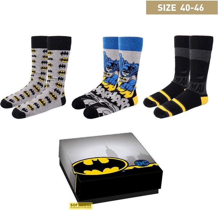 Immagine prodotto NoName DC COMICS - Batman - Confezione da 3 paia di scarpe (P40-46) (confezione da 3, 40 - 46)