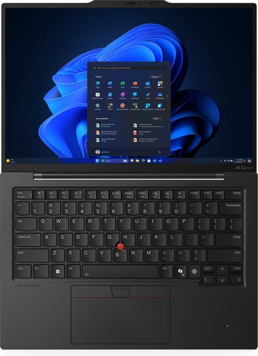 Actual product image Lenovo ThinkPad X1 Carbon | Black | 14 " | OLED | 2.8K | 2880 x 1800 pixels | Anti-glare | Intel Core Ultra