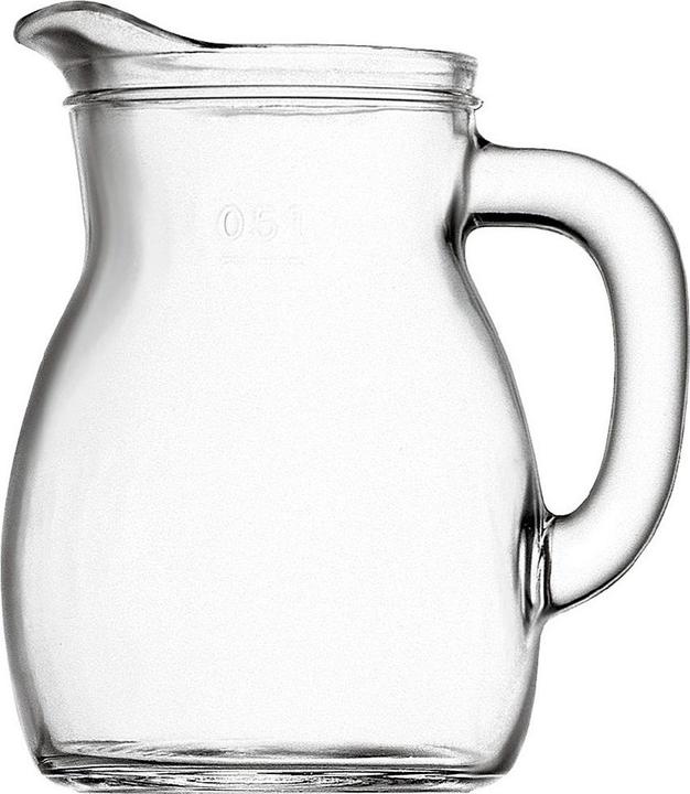 Actual product image Bormioli Rocco Glass jug Rocco Bormioli Bistrot 0.5 ltr Ø11x14.2 cm glass,1 stk (0.50 l)