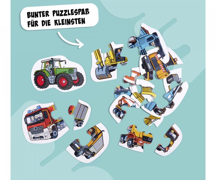 Actual product image Noris 6 first puzzles - Vehicles (20 pieces)