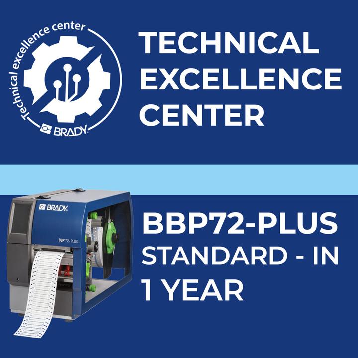 Actual product image Brady Service contract BBP72+ (12 months)