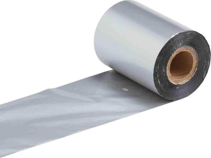 Actual product image Brady R-4502S, wax/resin ribbon, silver, 83.00 mm x 300.00 m, f. THT Bradyprinter