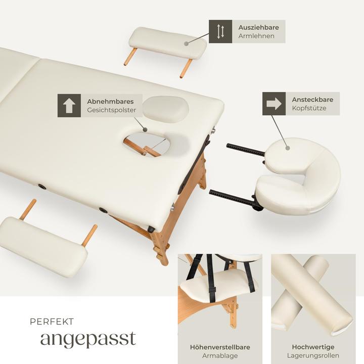 Immagine prodotto tectake Set lettino da massaggio Freddi con rulli