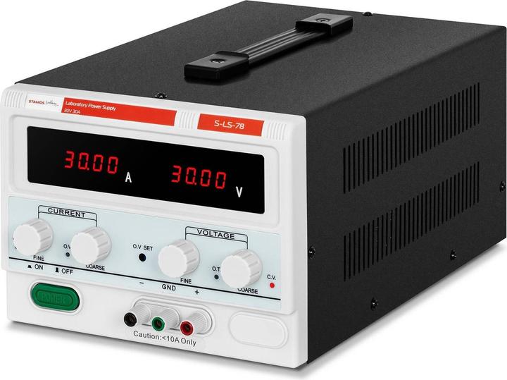 Produktbild Stamos Labornetzgerät regelbar Labornetzteil Netzgerät Netzteil Trafo 30 V 30 A DC