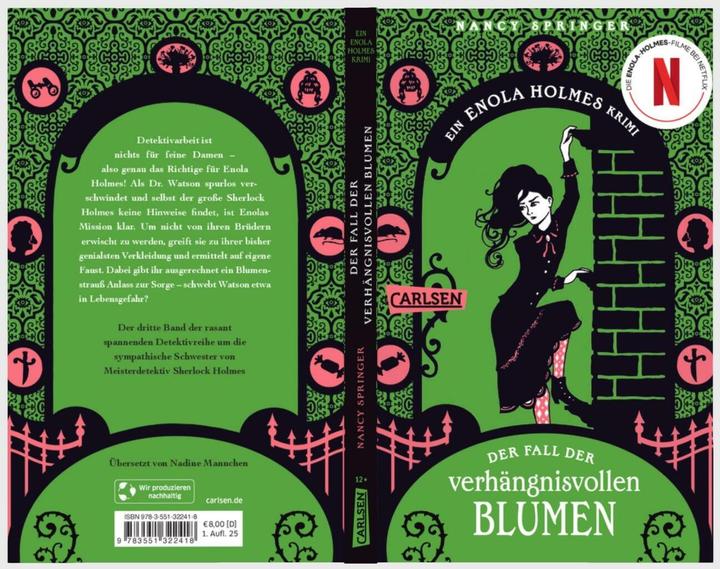 Produktbild Enola Holmes: Der Fall der verhängnisvollen Blumen (Nancy Springer, Deutsch)