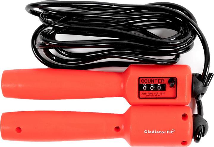 Actual product image Gladiatorfit Skipping rope with counter (300 cm)