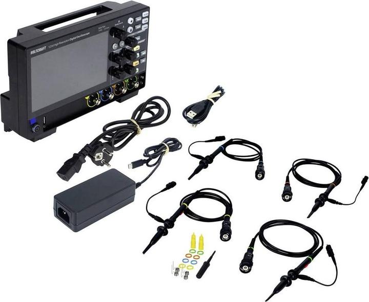 Actual product image Voltcraft DOV704 Digital-Oszilloskop 70 MHz 4-Kanal 1.25 GSa/s 50 Mpts 12 Bit D (CAT II)