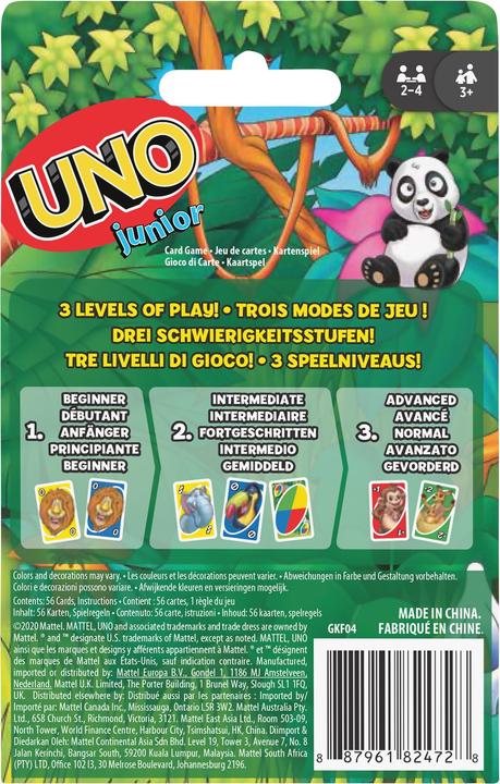 Produktbild Mattel Games Uno (Englisch, Deutsch, Französisch, Italienisch)